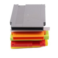 NES Hard Case Cartridge Shell Replacement for Nintendo NES Game Card 60 Pin to 72 Pin Adapter